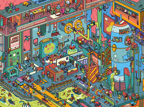 rocket jigsaw puzzle adult