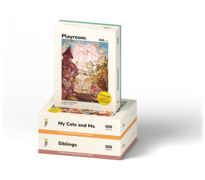 Inner Child Series 3-pack 500 piece puzzle box, stack