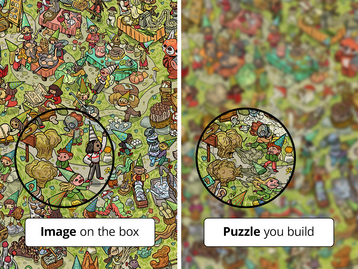 Mushroom Forest Fantasy Theme | Jigsaw Puzzle – Odd Pieces