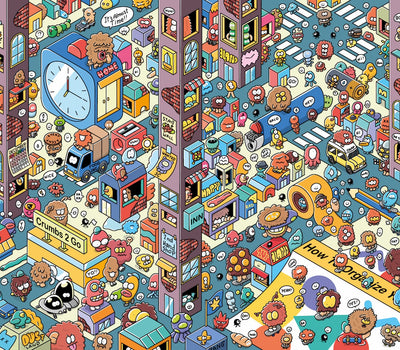 jigsaw puzzle monsters funny colorful