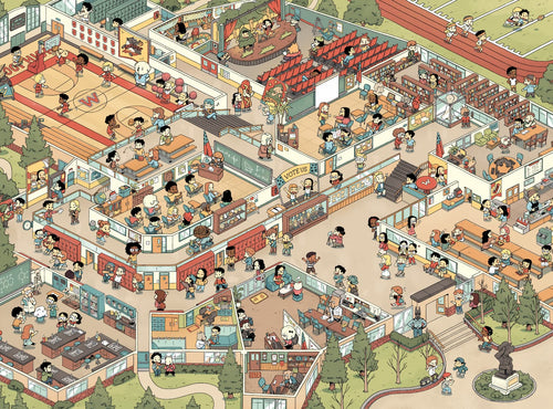 waldo wally jigsaw puzzle school dog cat fun