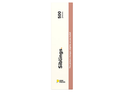 Siblings 500 piece puzzle box, right side