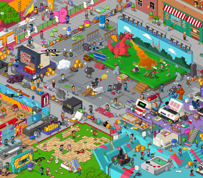 nostalgic 90s jigsaw puzzle gamer