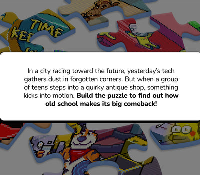 storytelling puzzle retro