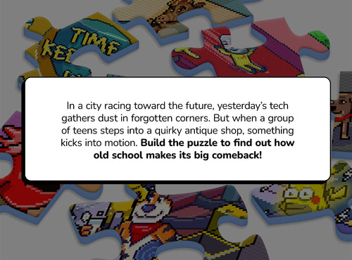 storytelling puzzle retro