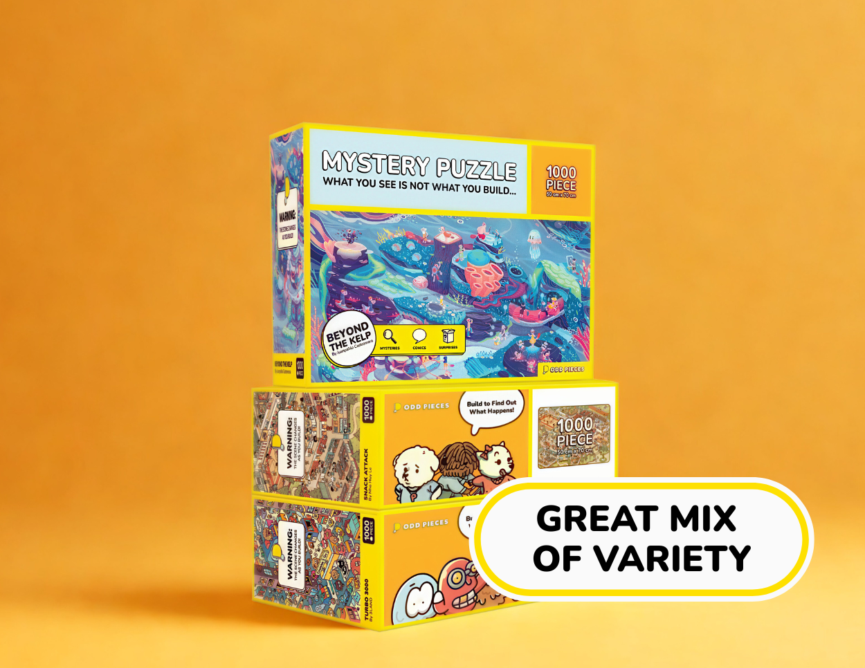 未開封　Jigsaw Puzzle ジグソーパズル　大量　まとめ売り Unique Jigsaw Puzzles | Gift for All Ages! – Odd Pieces