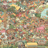 animal amusement park puzzle carnival