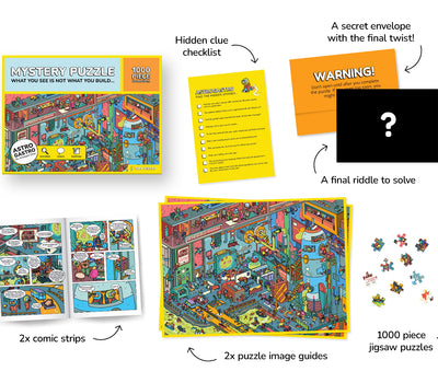 mystery puzzle game
