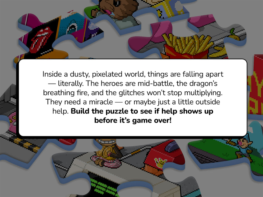 Jixels Puzzles Pixel Art | 90s Nostalgic Jigsaw Puzzle – Odd Pieces