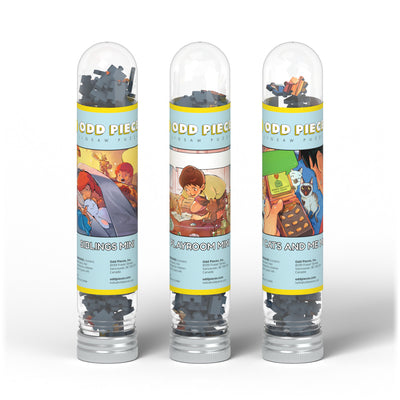 Limited edition mini puzzle tubes