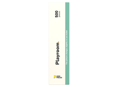 Playroom 500 piece puzzle box, right side