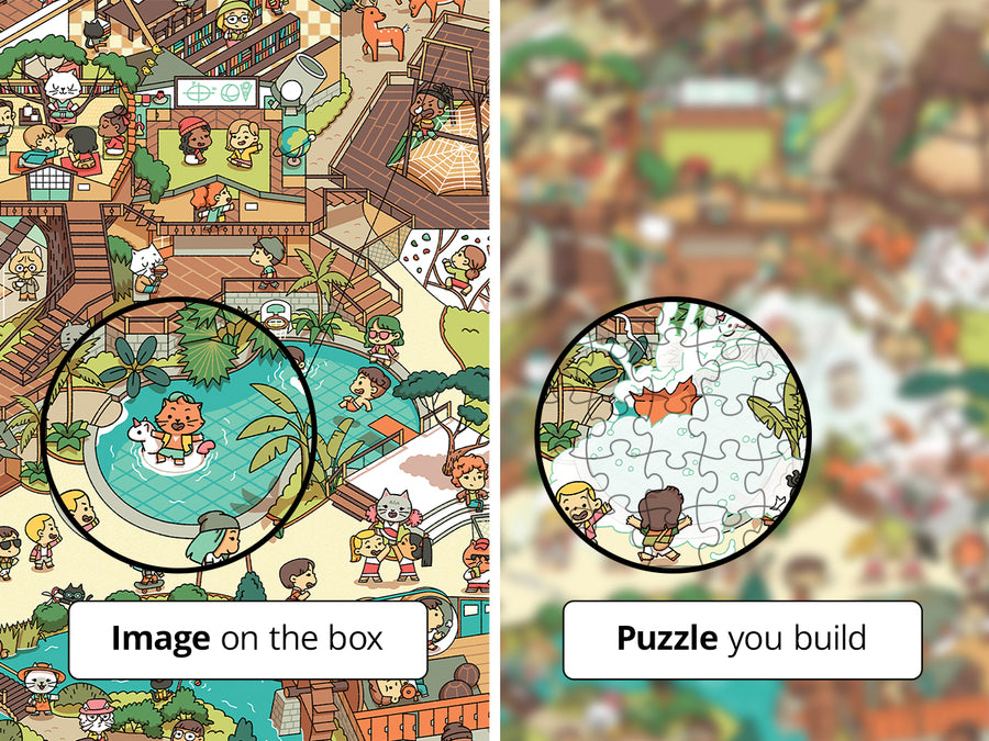 funny cat puzzle