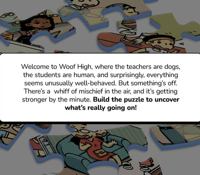 interactive jigsaw puzzle storyline