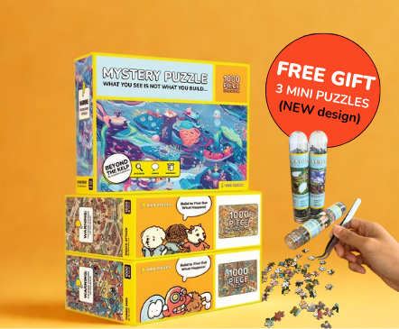 Series bundle with 3 free mini puzzles