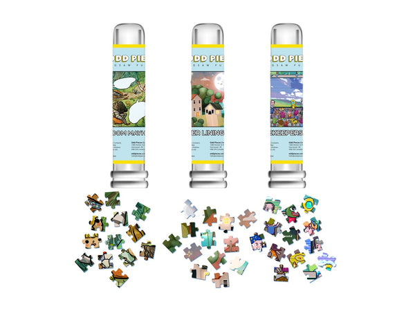 Mini puzzle tubes