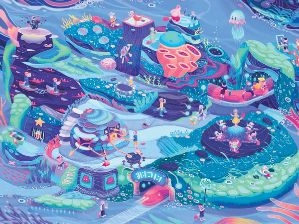 underwater sea jigsaw puzzle art